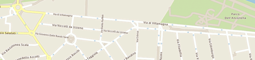 Mappa della impresa toscana armi (srl) a FIRENZE