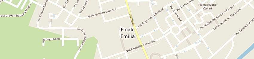 Mappa della impresa family srl a FINALE EMILIA