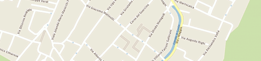 Mappa della impresa grandi (srl) a CENTO
