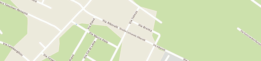 Mappa della impresa lanzoni franco a CENTO