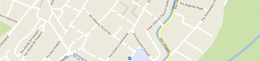 Mappa della impresa studio c e c di cantelli p e cavazzana p sdf a CENTO