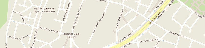 Mappa della impresa zanarini romeo a BOLOGNA