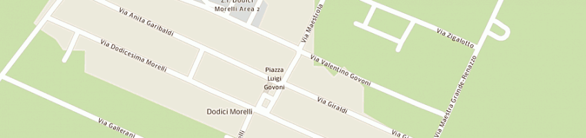 Mappa della impresa confezioni arcobaleno di papi orietta e c snc a CENTO