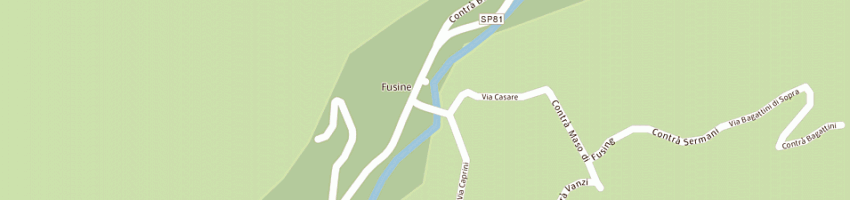 Mappa della impresa trattoria al sole risorto a POSINA