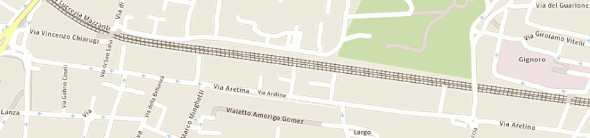 Mappa della impresa sterling di sartoni a a FIRENZE