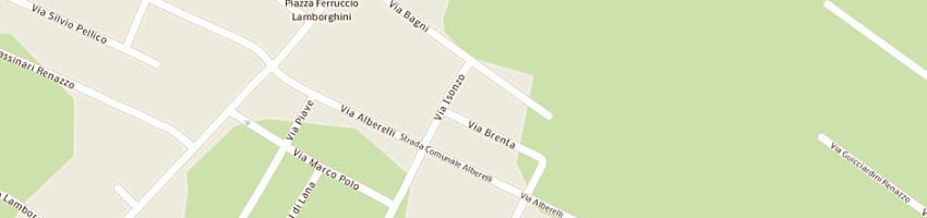 Mappa della impresa bettoli srl a CENTO