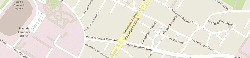 Mappa della impresa telma a FIRENZE