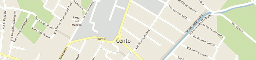 Mappa della impresa semenzato renato a CENTO