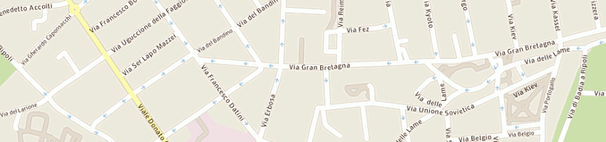 Mappa della impresa circolo le lame a FIRENZE