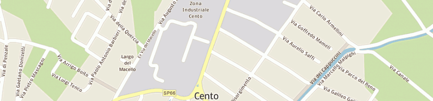 Mappa della impresa cerchiari marco snc di cerchiari marco e c a CENTO