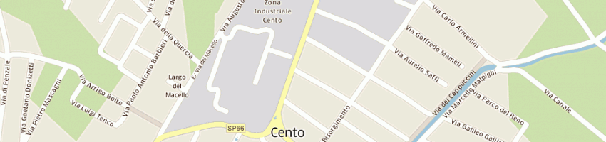 Mappa della impresa bar s giusto a FERRARA