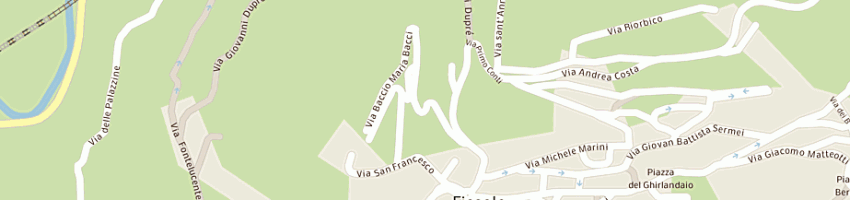 Mappa della impresa nannini a di carlo nannini a FIESOLE