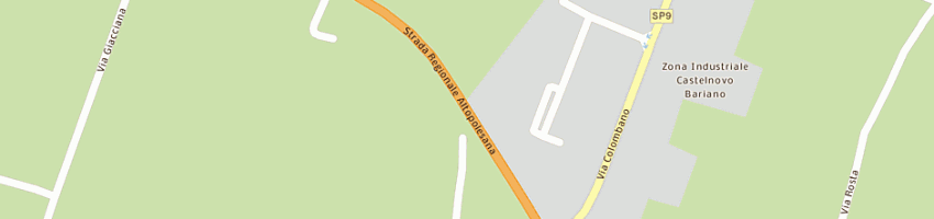 Mappa della impresa autocarrozzeria erre d snc a CASTELNOVO BARIANO