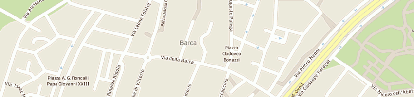 Mappa della impresa parrucchieri aldo di tescarollo aldo a BOLOGNA