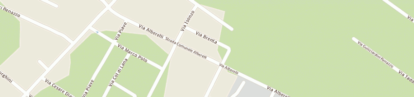 Mappa della impresa coop reno soccoop a rl a CENTO