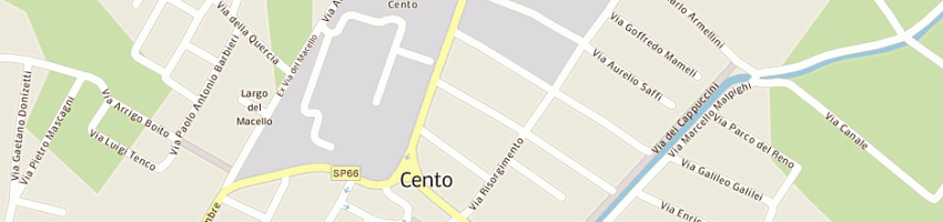 Mappa della impresa la roggia a FERRARA