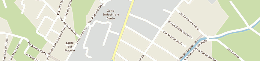 Mappa della impresa seven group srl a FERRARA