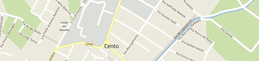 Mappa della impresa gelateria bar venezuela a FERRARA