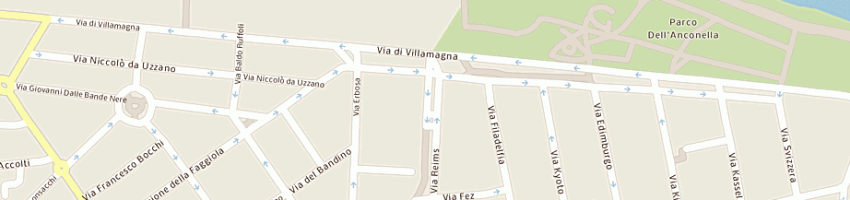 Mappa della impresa sattibaldi giorgio a FIRENZE