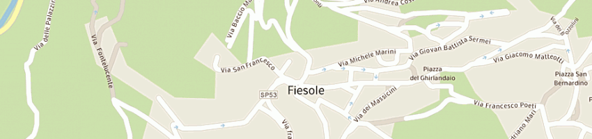 Mappa della impresa caffe' al n5 di falli maurizio e c sas a FIESOLE