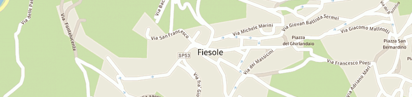 Mappa della impresa jj hill srl a FIESOLE