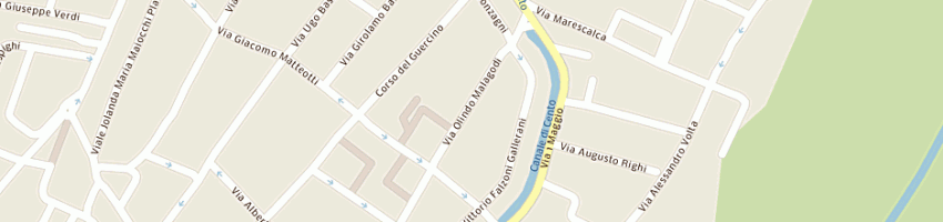 Mappa della impresa righetti riccardo a CENTO