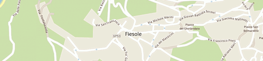 Mappa della impresa pollini fabio a FIESOLE