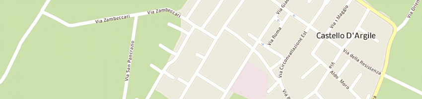 Mappa della impresa municipio a CASTELLO D ARGILE