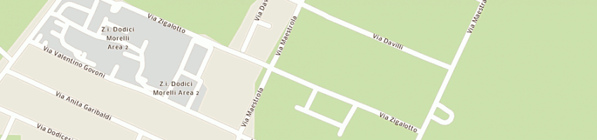 Mappa della impresa gallerani santa a CENTO