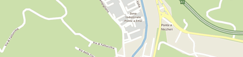 Mappa della impresa chiuchiolo ottone a BAGNO A RIPOLI
