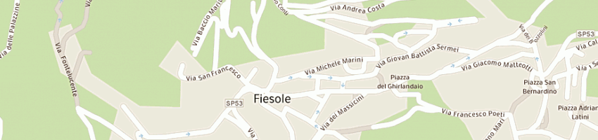 Mappa della impresa comune di fiesole a FIESOLE