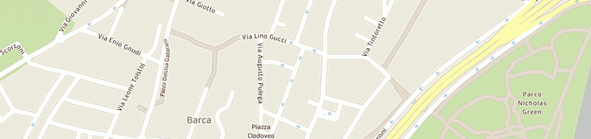 Mappa della impresa carrozzeria del greto a BOLOGNA