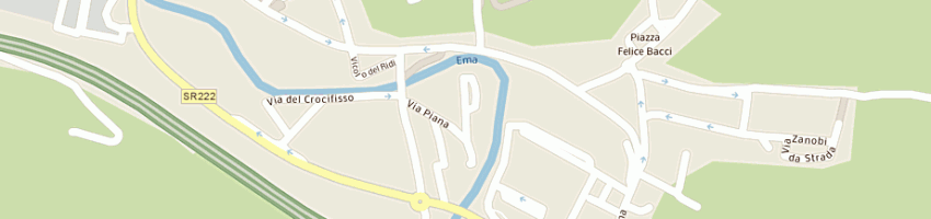 Mappa della impresa foschi luciano a BAGNO A RIPOLI