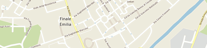 Mappa della impresa centro copie a FINALE EMILIA