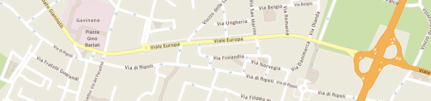 Mappa della impresa clinica veterinaria europa studio veterinario associato a FIRENZE