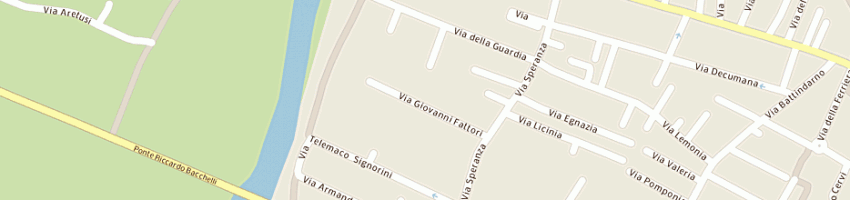 Mappa della impresa pacini alfredo a BOLOGNA