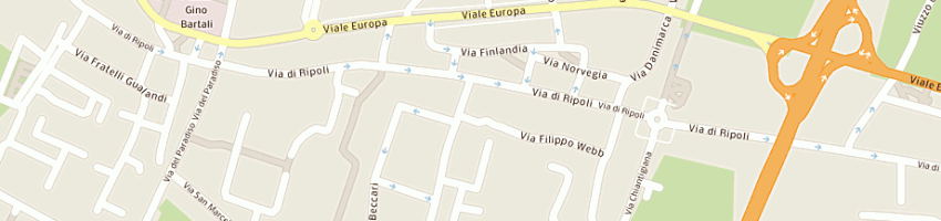 Mappa della impresa del perugia lorenzo a FIRENZE