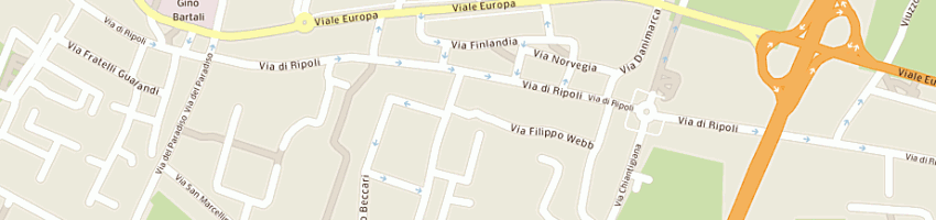 Mappa della impresa celoni dino e mario snc a FIRENZE