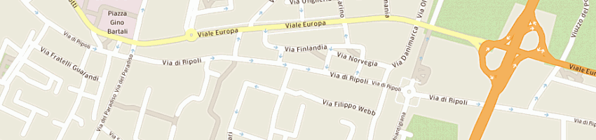 Mappa della impresa giunti mauro a FIRENZE