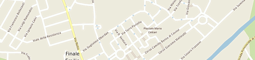 Mappa della impresa torello antonio a FINALE EMILIA