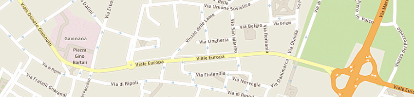 Mappa della impresa luigi guadagnoli rappresentanze snc a FIRENZE