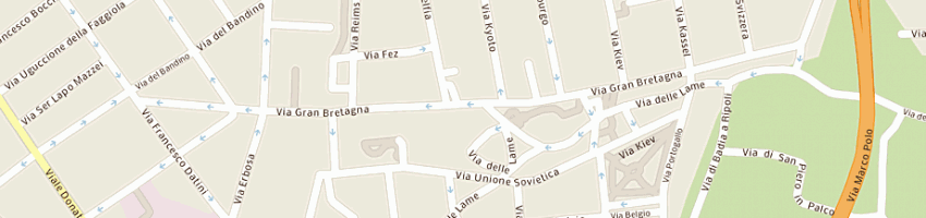 Mappa della impresa old fashion sartoria di irma laurence schwegler a FIRENZE