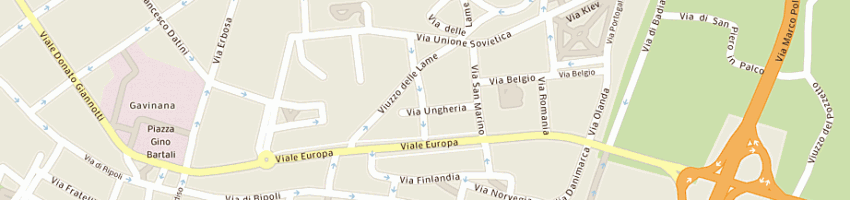 Mappa della impresa la trasparente centro servizi ammvo tecnici immri a FIRENZE