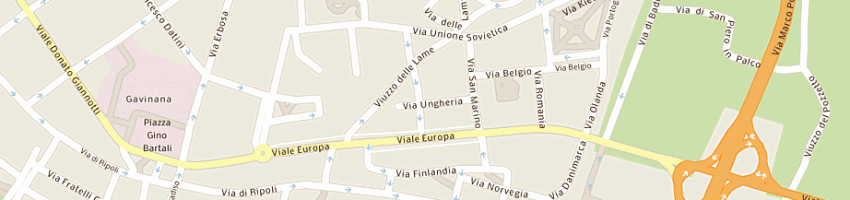 Mappa della impresa promoveo sas di giulio rosa e c a FIRENZE