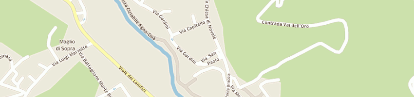 Mappa della impresa scuola elementare statale a VALDAGNO