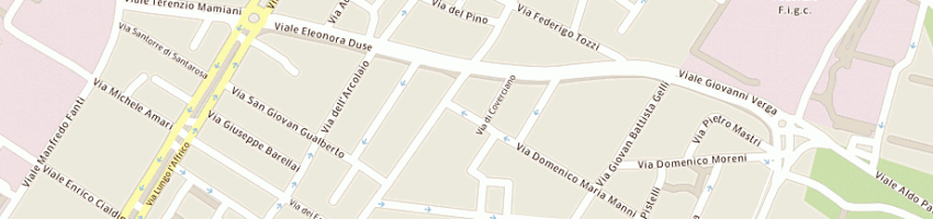 Mappa della impresa floreale a FIRENZE