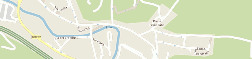 Mappa della impresa banca cr firenze filiale di ponte a ema a FIRENZE
