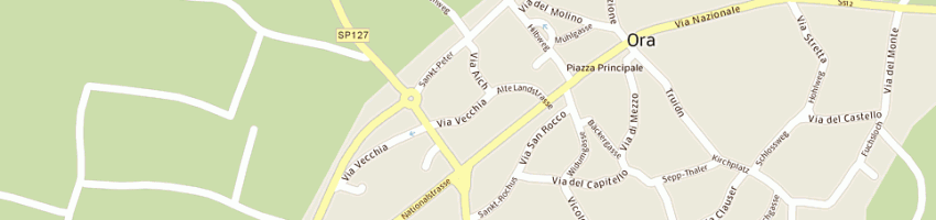 Mappa della impresa body e beaty-line di atz margareth a ORA