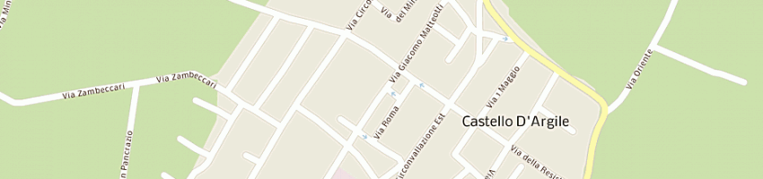 Mappa della impresa il passero di licari antonella a CASTELLO D ARGILE