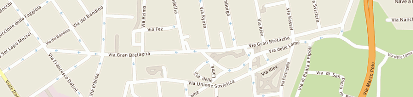 Mappa della impresa bar kyoto a FIRENZE